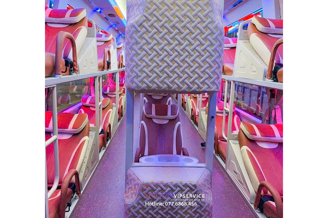 Thuê xe giường nằm 40-44 giường tại Saigon VIP Service - Tận hưởng sự êm ái và an toàn trên suốt hành trình