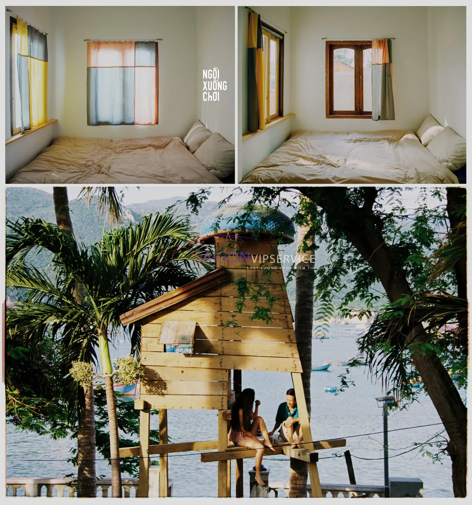 Ngồi Xuống Chơi Homestay Retreat Bình Hưng với không gian lưu trú gần gũi thiên nhiên, sân vườn và phòng nghỉ thoáng