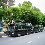 Đoàn khách thuê xe đi Vũng Tàu tại Saigon VIP Service cho sự kiện company trip nội bộ