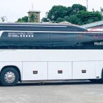 Xe 45 chỗ KIA Granbird với ngoại thất trắng